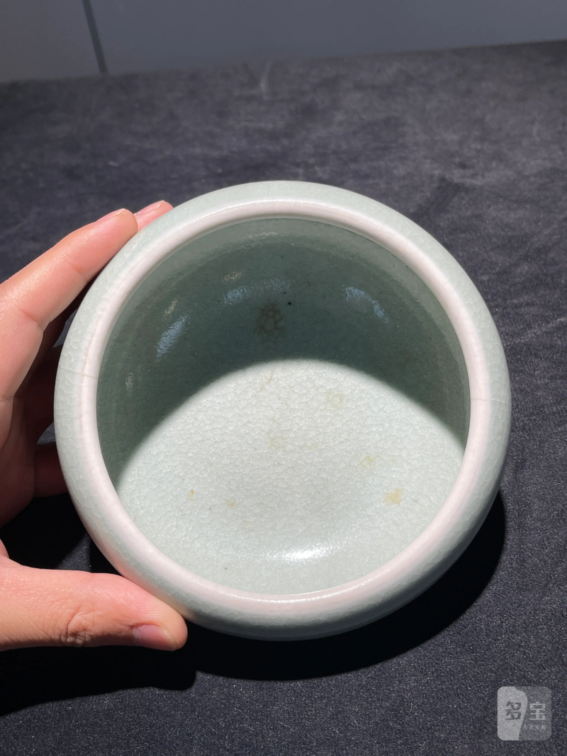 清早期 郎窑绿釉炉 - 图5